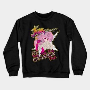 Jem Outrageous 1987 - Distressed Crewneck Sweatshirt